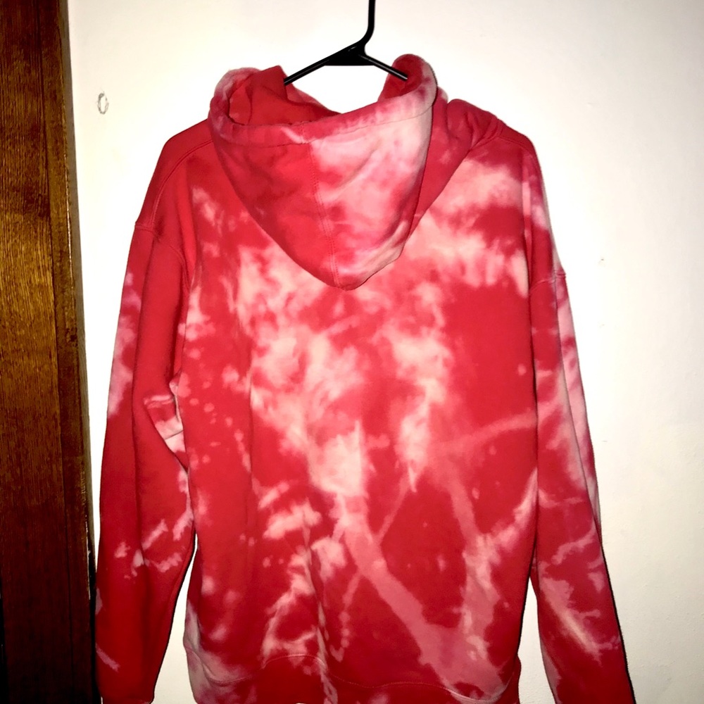 Bleached Red Thrasher Hoodie